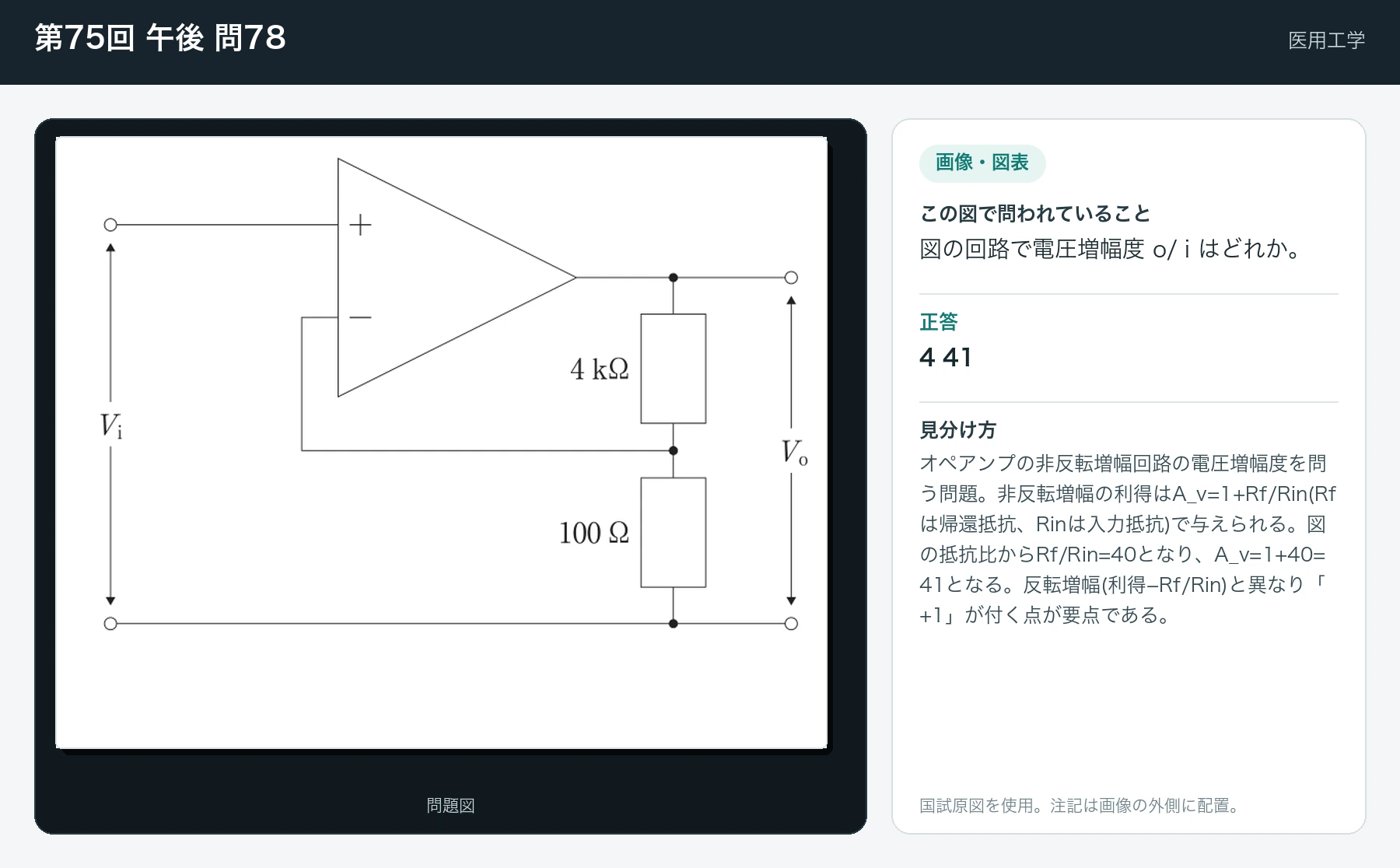 第75回 午後 問78の画像と見分け方